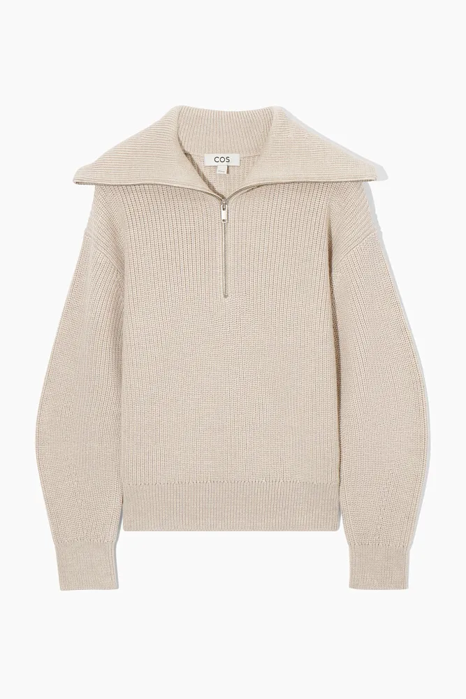Свитер на молнии COS