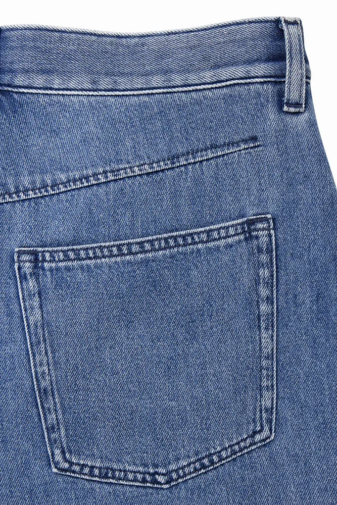 Джинсовые шорты А-силуэта COS