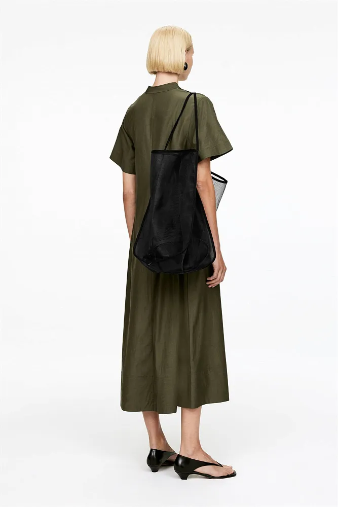 Платье из купро и хлопка ARKET