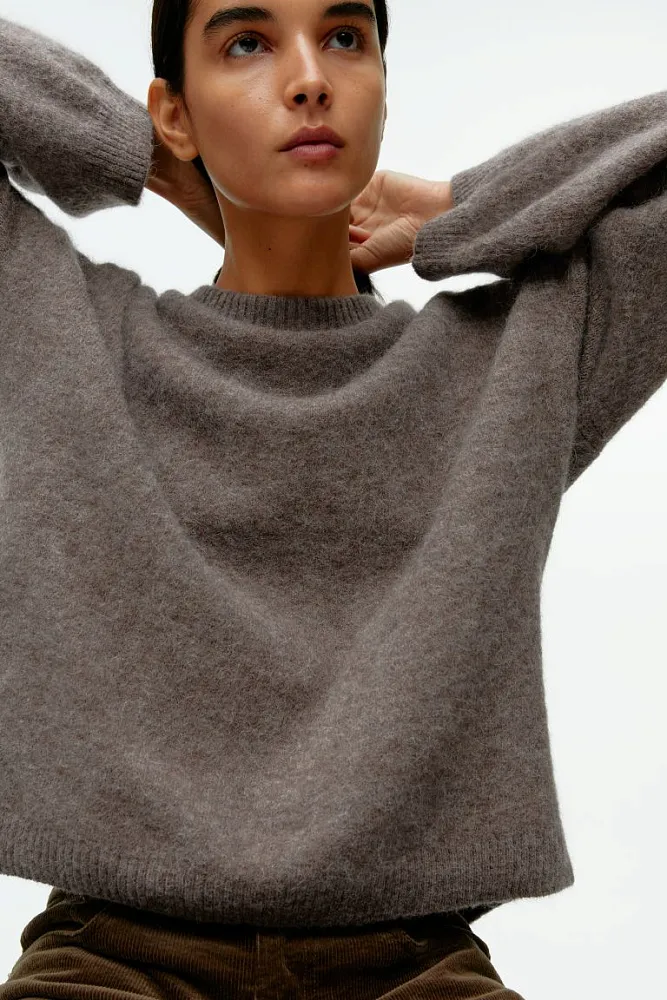 Джемпер из шерсти альпаки ARKET