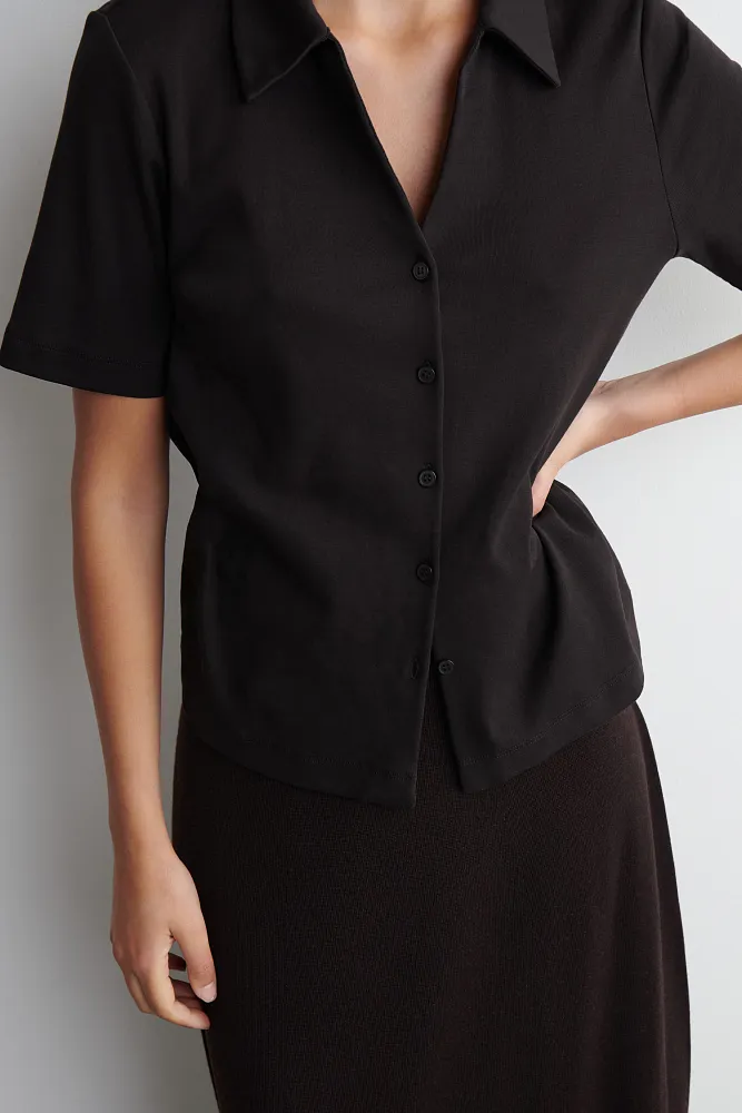 Повседневная рубашка из джерси COS