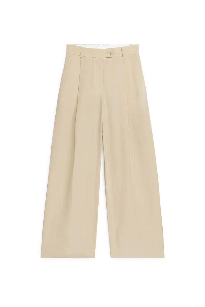 Льняные брюки из лиоцелла ARKET