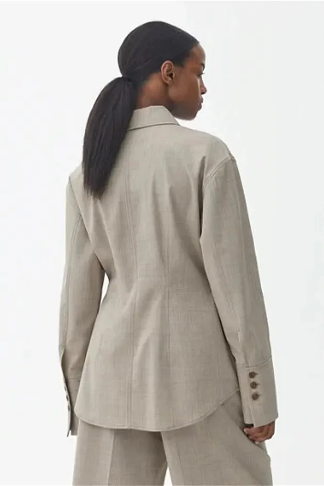 Рубашка из смесовой шерсти ARKET