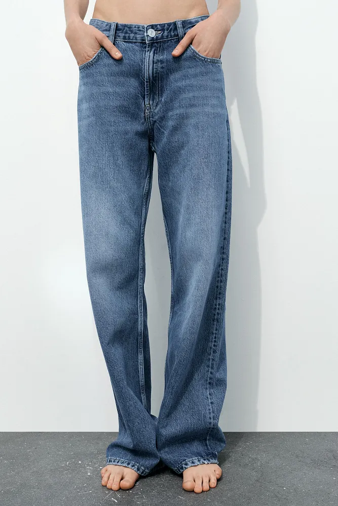 Джинсы свободного кроя ZARA