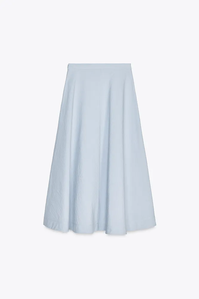 Расклешенная юбка с пуговицами ZARA