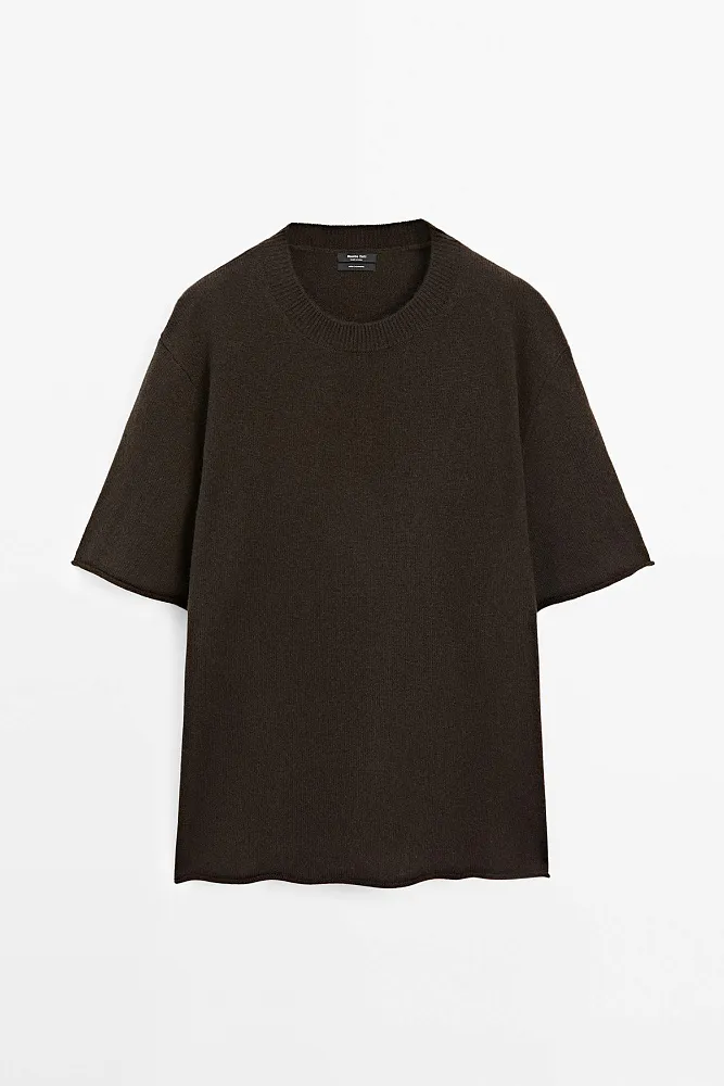 Свободный джемпер из 100% кашемира MASSIMO DUTTI