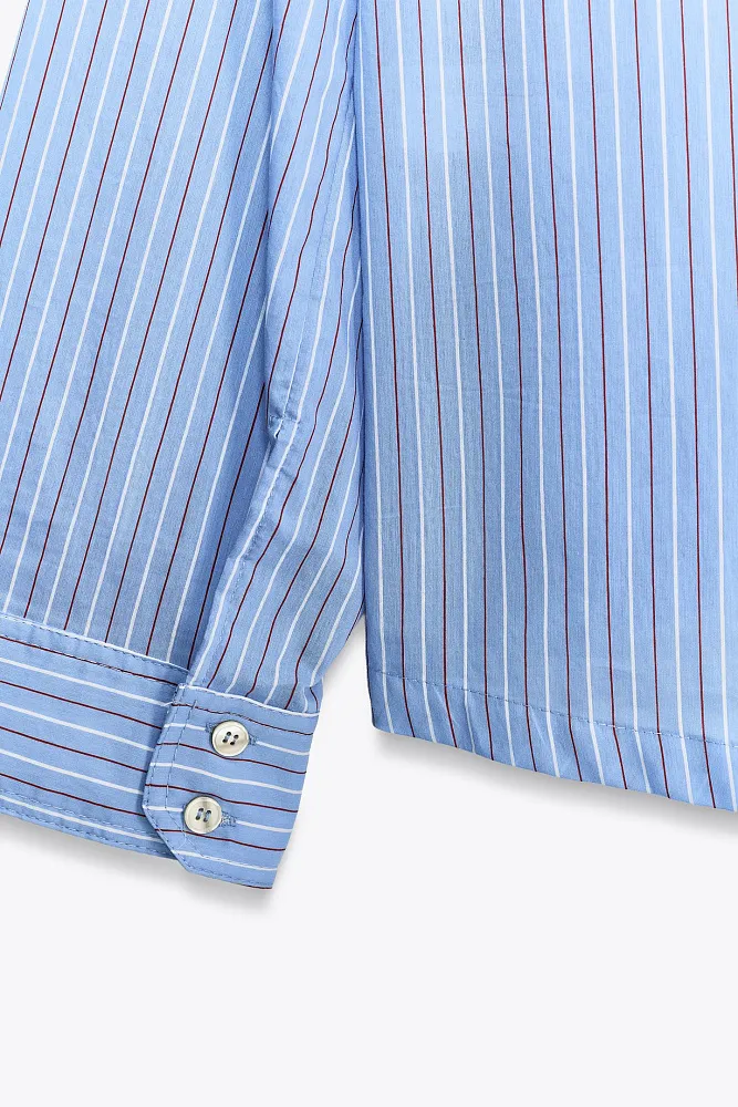 Рубашка из поплина ZARA