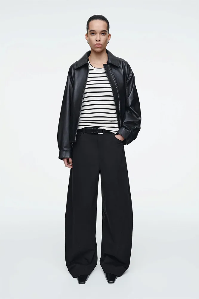 Майка в рубчик COS