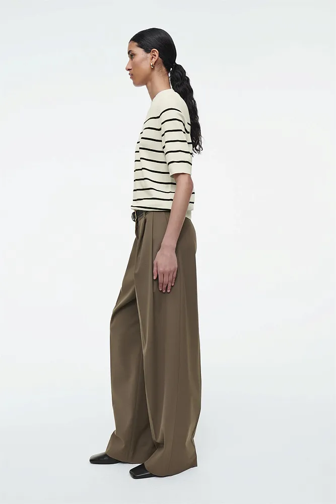 Трикотажный топ классического кроя COS