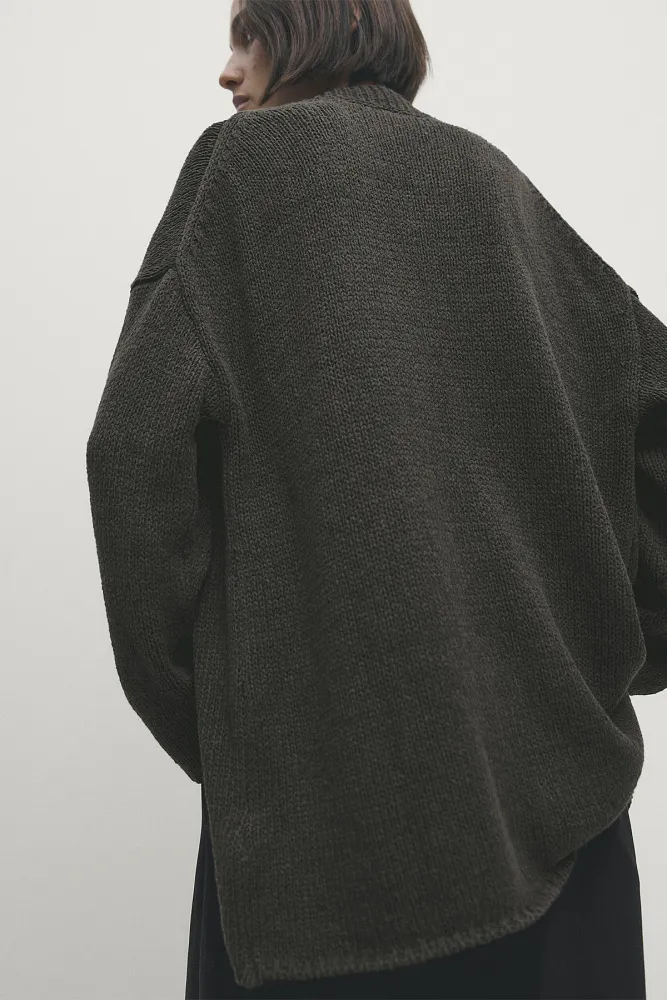 Вязаный кардиган MASSIMO DUTTI