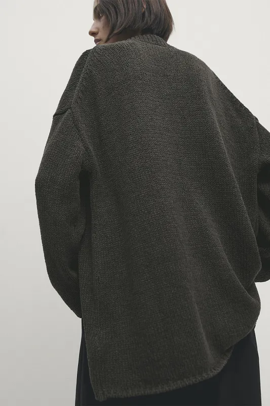 Вязаный кардиган MASSIMO DUTTI Вязаный кардиган MASSIMO DUTTI