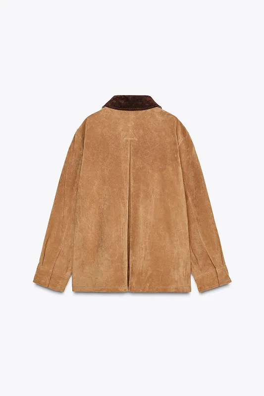 Куртка из замши ZARA Куртка из замши ZARA