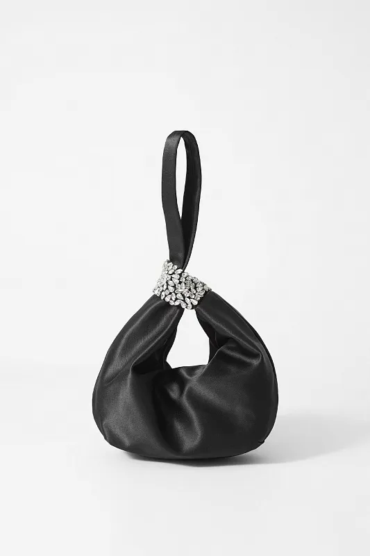 Атласная сумочка с кристаллами & OTHER STORIES Атласная сумочка с кристаллами & OTHER STORIES