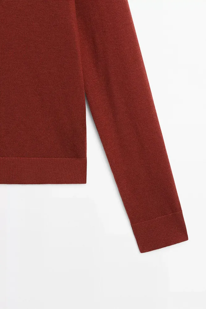 Водолазка из смесовой шерсти MASSIMO DUTTI