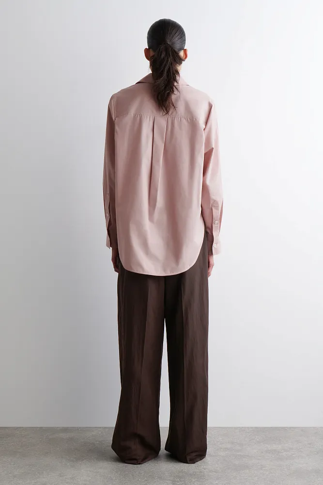 Рубашка из хлопка пима COS