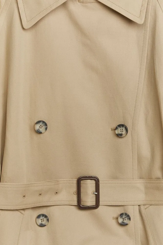 Тренч из льна и хлопка ARKET