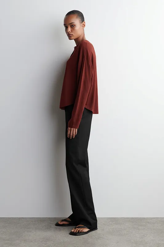 Кардиган из шерсти мериноса с закругленным кроем COS Кардиган из шерсти мериноса с закругленным кроем COS