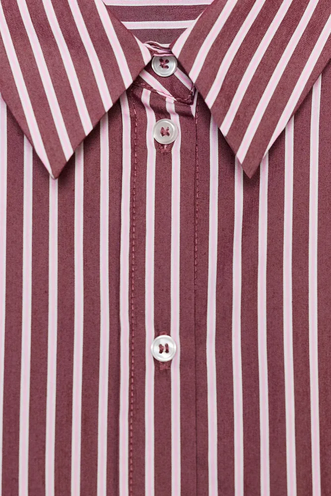 Базовая рубашка из поплина ZARA