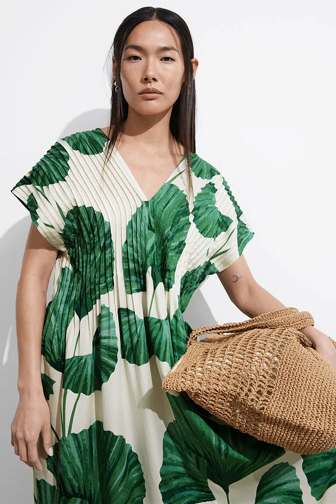 Плиссированное платье миди & OTHER STORIES