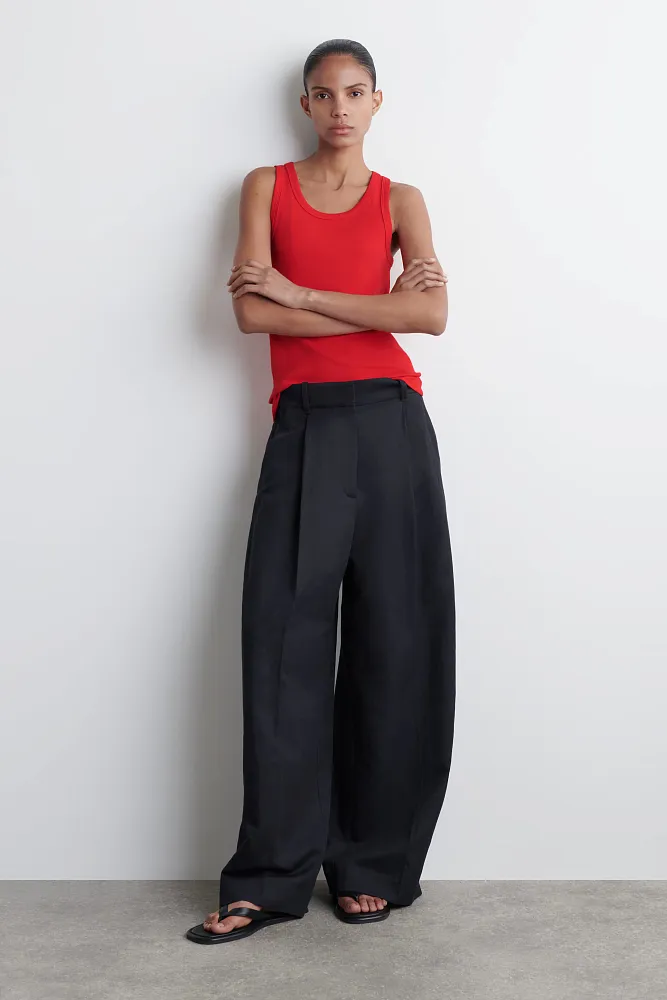 Майка в рубчик COS