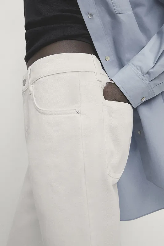 Джинсовые шорты-бермуды MASSIMO DUTTI   Джинсовые шорты-бермуды MASSIMO DUTTI