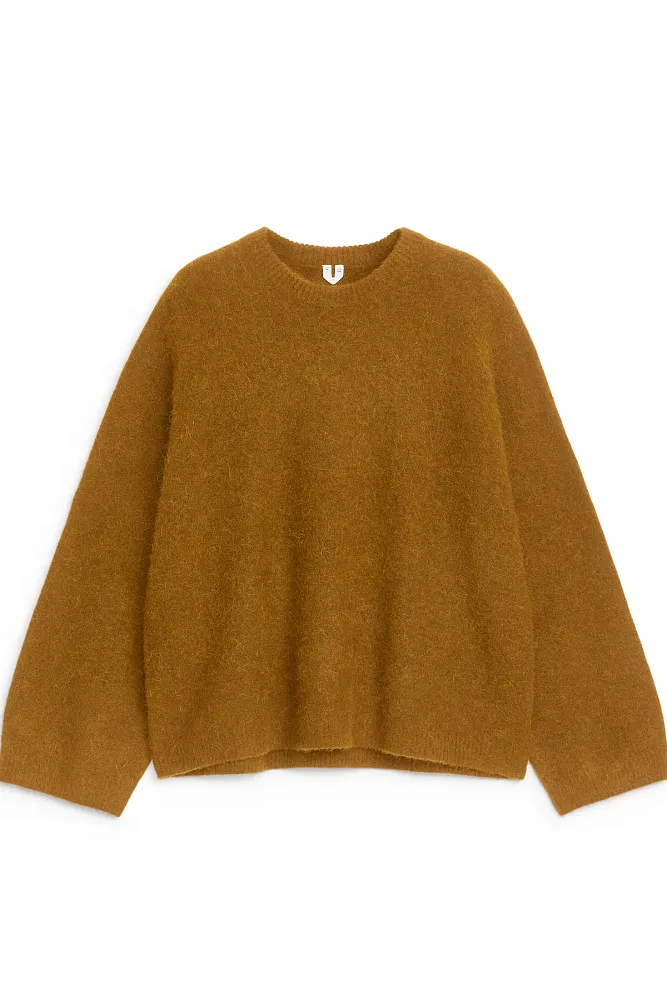 Джемпер из смеси альпаки и шерсти ARKET