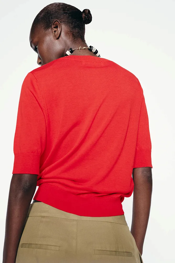 Трикотажный топ ZARA