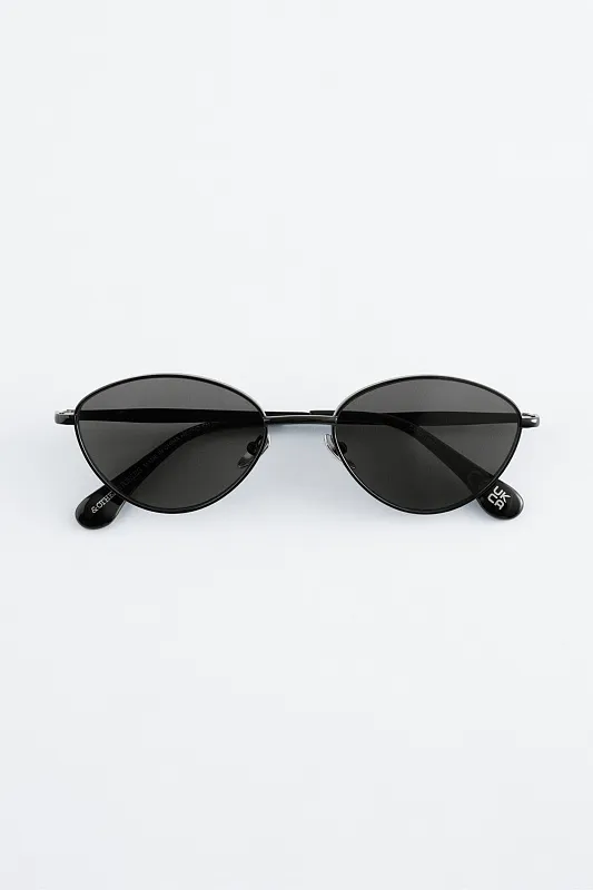 Овальные солнцезащитные очки с проволочной оправой & OTHER STORIES Овальные солнцезащитные очки с проволочной оправой & OTHER STORIES