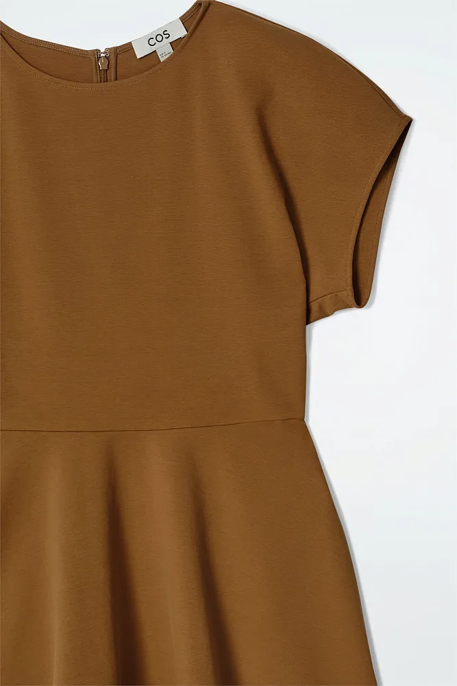 Платье-миди из мягкого хлопка COS
