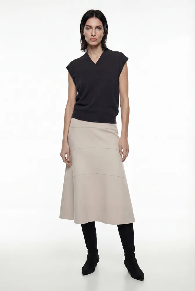 Юбка миди А-силуэта