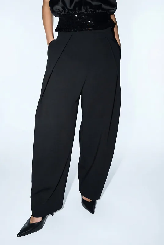 Брюки Balloon с защипами ZARA Брюки Balloon с защипами ZARA