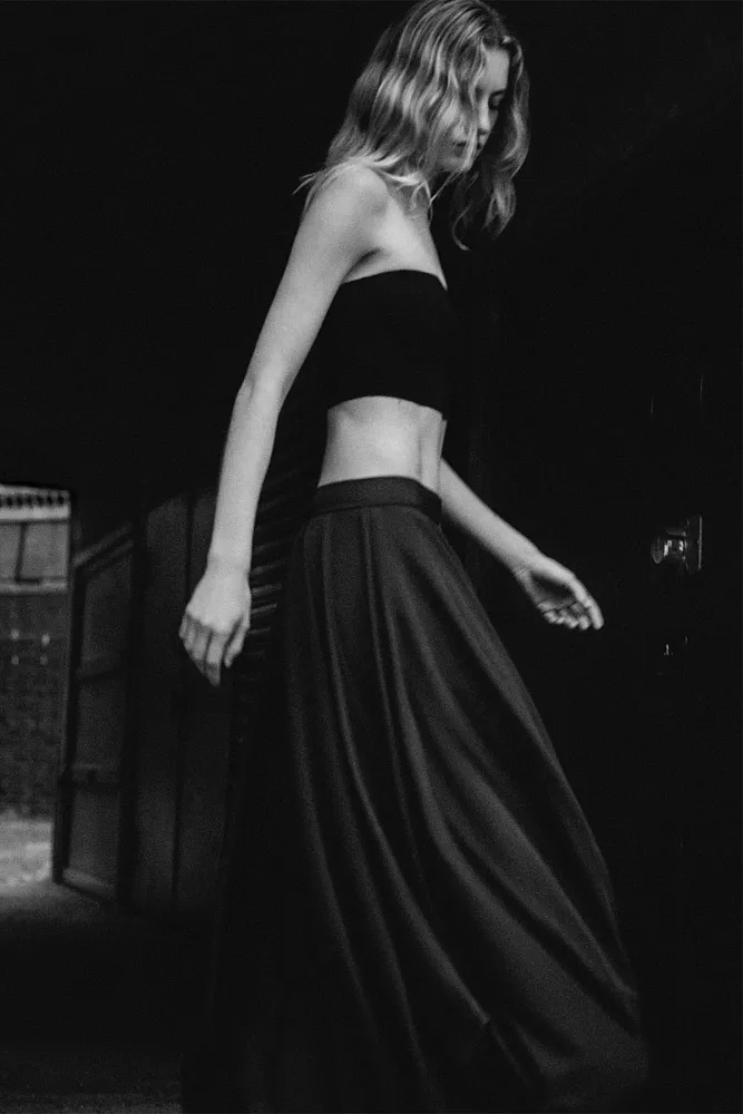 Юбка макси с объемным подолом COS