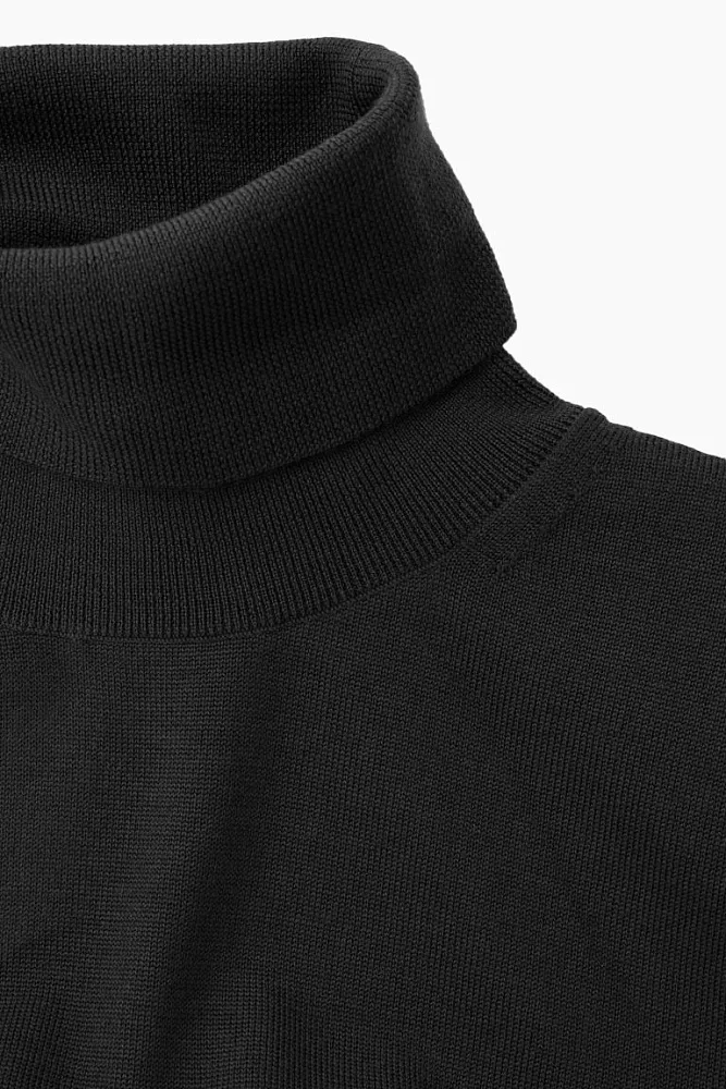 Платье макси из шерсти мериноса COS