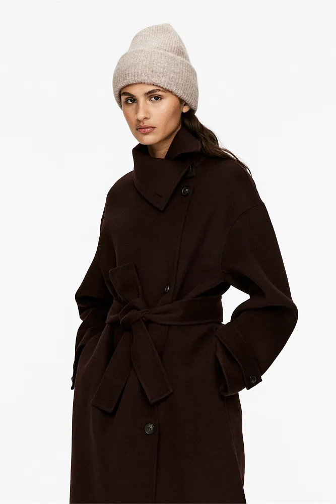 Шапка бини из шерсти альпаки и мериноса ARKET