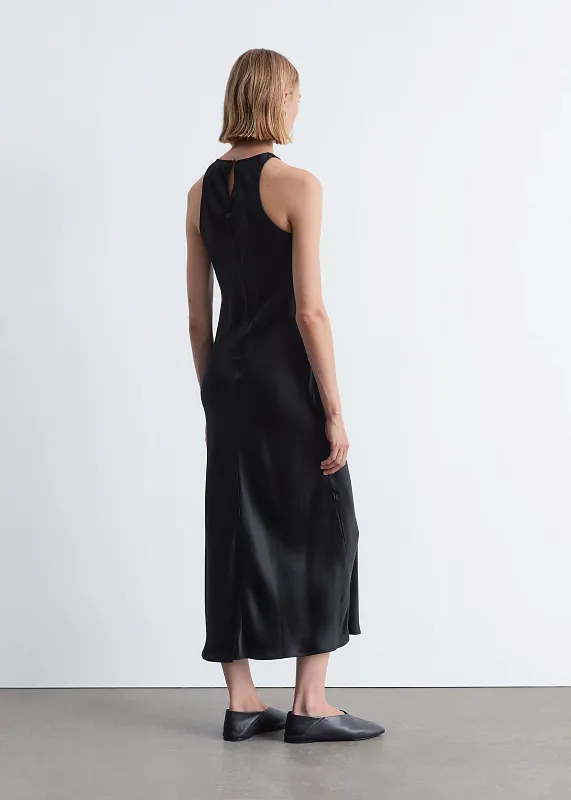 Атласное платье миди & OTHER STORIES Атласное платье миди & OTHER STORIES