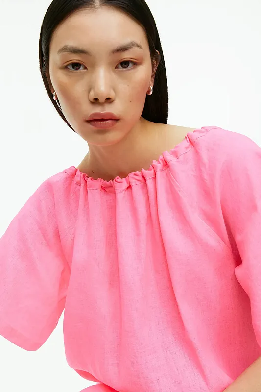 Платье макси из льна ARKET Платье макси из льна ARKET