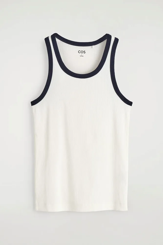 Майка в рубчик COS