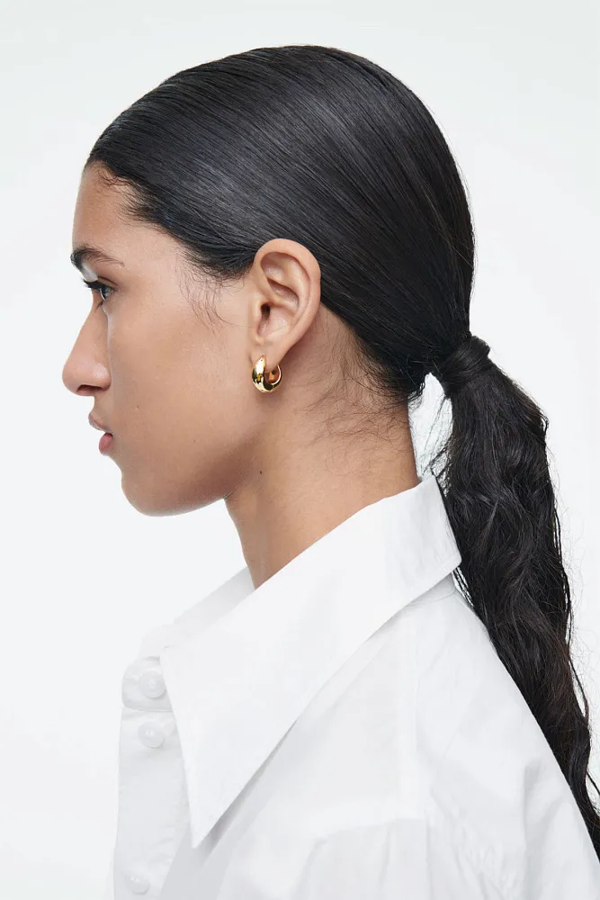 Мини серьги-кольца COS