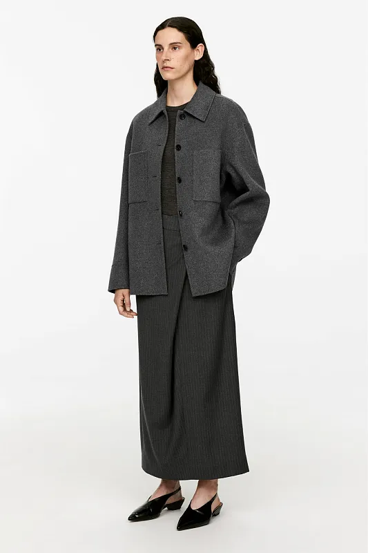 Рубашка из смесовой шерсти ARKET Рубашка из смесовой шерсти ARKET