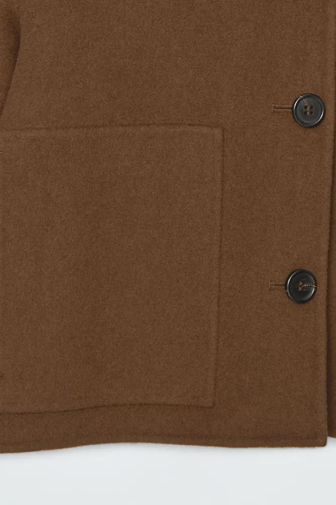 Свободная шерстяная куртка COS