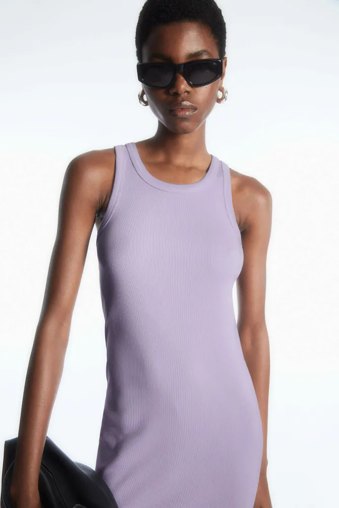 Платье-майка в рубчик COS