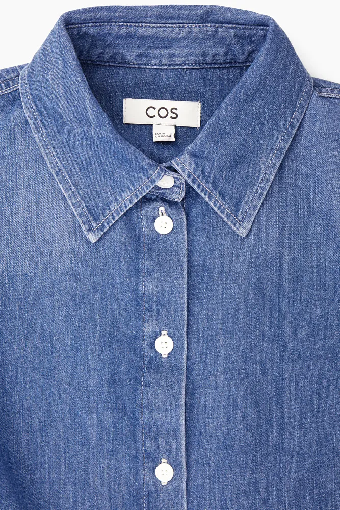 Джинсовая рубашка oversize COS