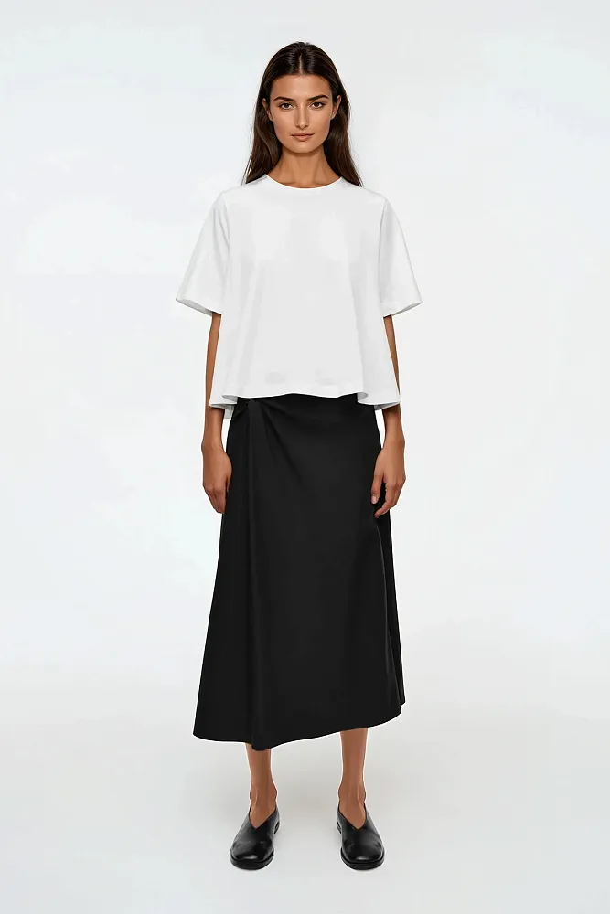 Юбка-миди с кручеными деталями COS