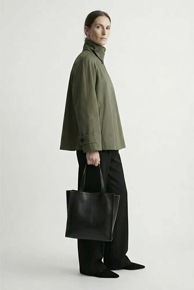 Куртка А-силуэта из хлопкового твила COS