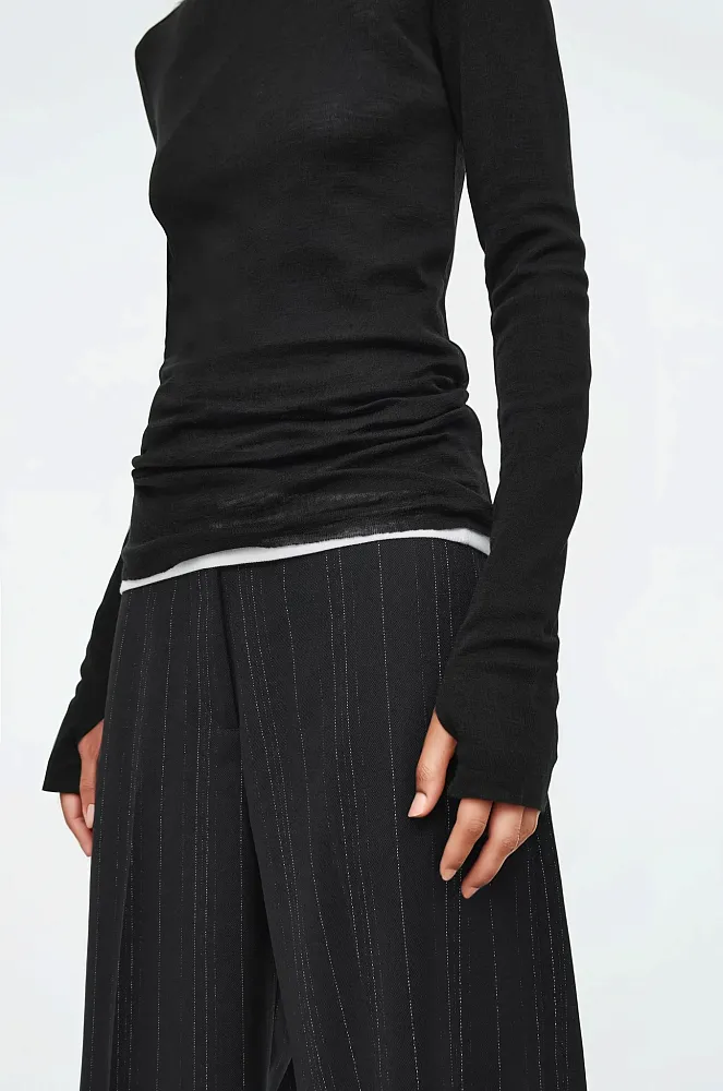 Лонгслив из шерсти мериноса COS