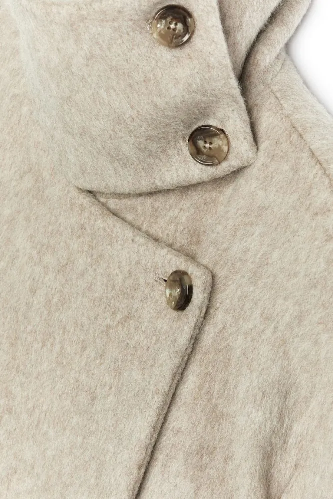 Пальто с воротником-стойкой ARKET