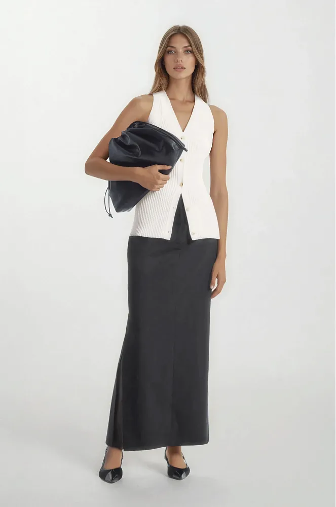 Трикотажный жилет с v-образным вырезом COS