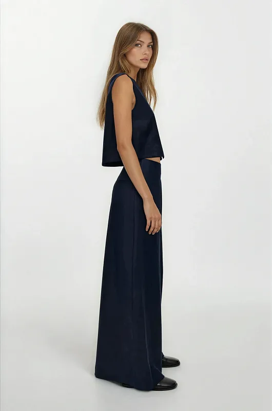 Укороченный льняной жилет COS Укороченный льняной жилет COS