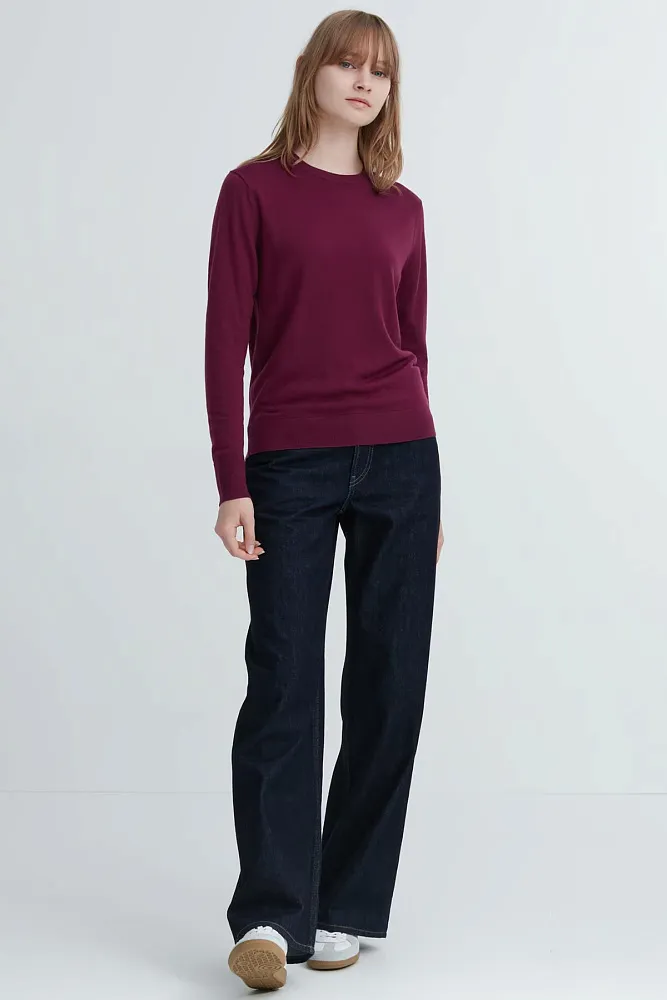 Джемпер из тонкой шерсти мериноса UNIQLO