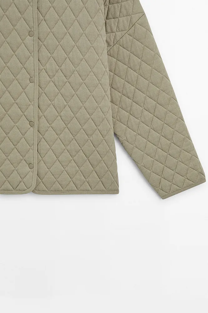 Стеганый бомбер MASSIMO DUTTI